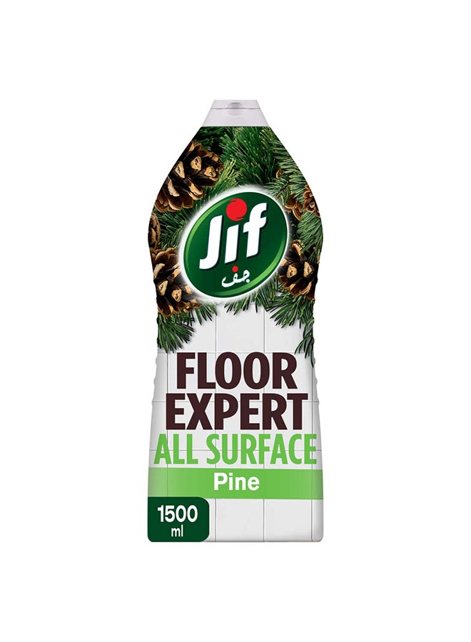 Jif Floor Expert Liquid Cleaner, All Surface, Pine, 1.5L